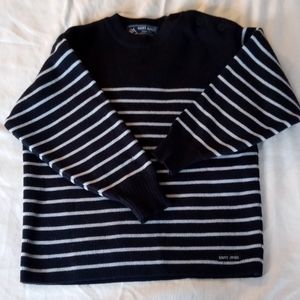 Child's Saint James stripes Breton wool sweater